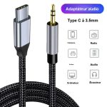 Adaptateur USB-C vers jack 3,5 mm pour audio