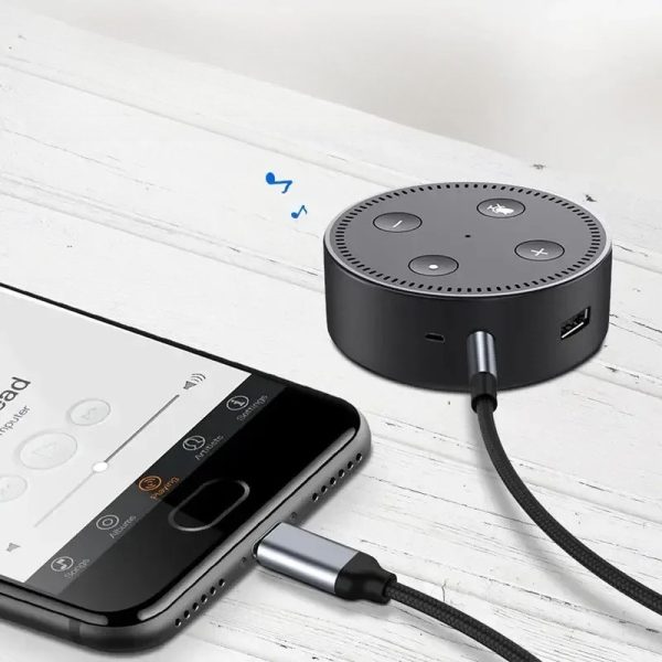 Adaptateur audio USB-C pour connexion jack 3,5 mm