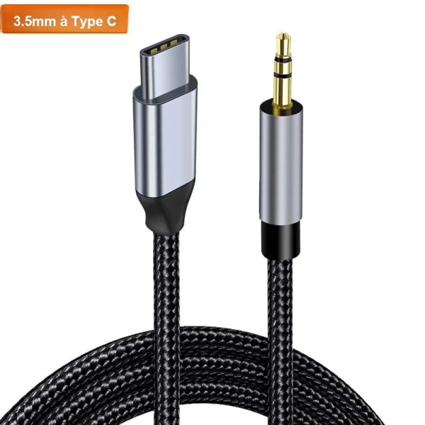 Adaptateur USB-C vers jack 3