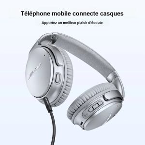 Adaptateur jack 2,5 mm à 3,5 mm pour écouteurs