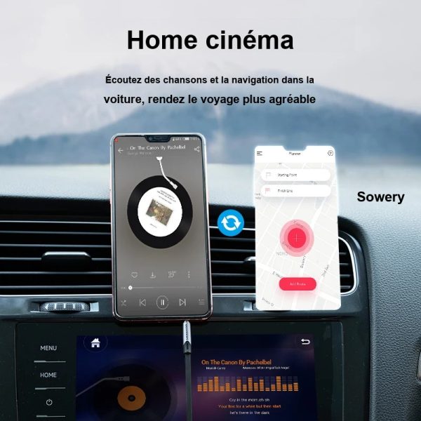 Câble audio 3,5 mm idéal pour smartphones et tablettes