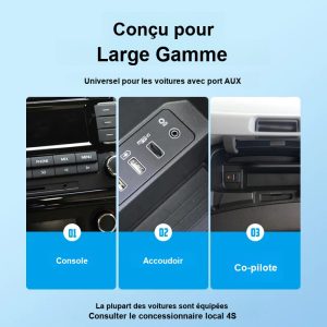 Câble jack 3,5 mm pour une qualité sonore optimale