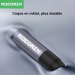 Câble audio jack 3,5 mm avec design tressé élégant