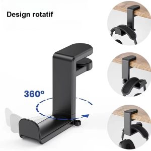 Support casque ergonomique adapté aux espaces de travail