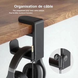 Support de casque multifonction pour ordinateur