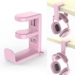 Support casque adaptable pour meilleure gestion des câbles