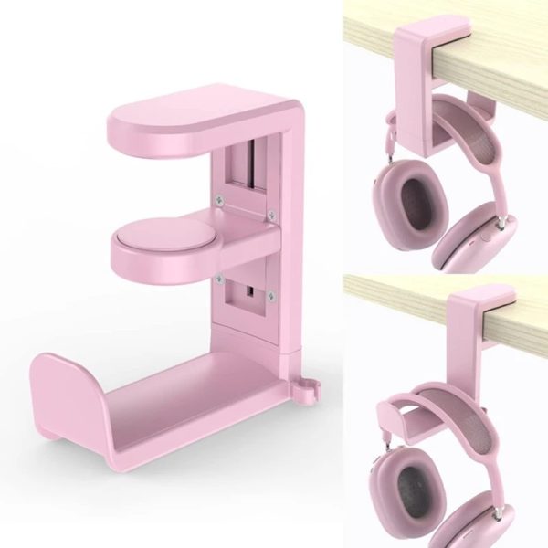 Support casque adaptable pour meilleure gestion des câbles