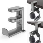 Support casque adaptatif pour bureau