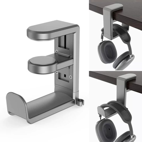 Support casque adaptatif pour bureau