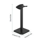 Support casque robuste en aluminium, idéal pour un rangement pratique