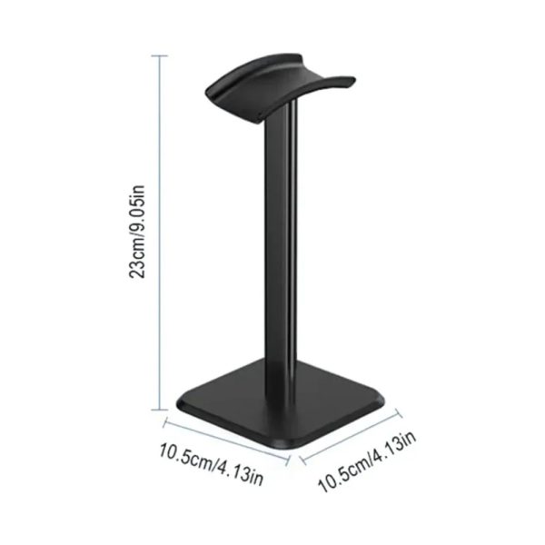 Support casque robuste en aluminium, idéal pour un rangement pratique