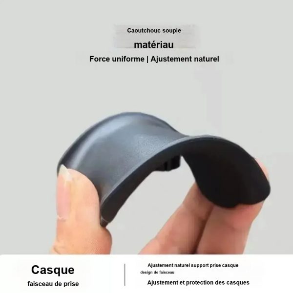 Support casque en aluminium, solution élégante pour le bureau